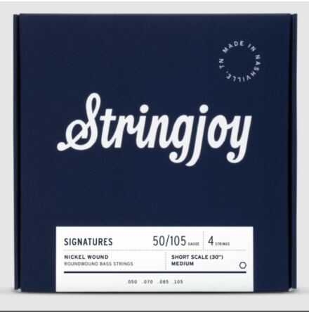 Stringjoy Bass Strings | Medium  (50-105) 4 String Short Scale
