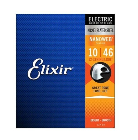 Elixir Electric 12-String Nickel Plated Steel NANOWEB | 010-046