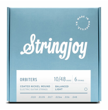 Stringjoy Orbiters | Balanced Light  (10-48) Coated Nickel Electric