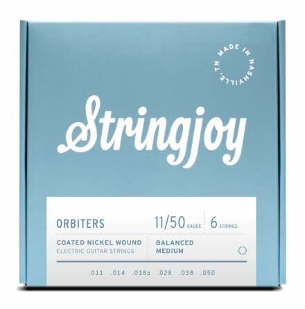 Stringjoy Orbiters | Balanced Medium  (11-50) Coated Nickel Electric