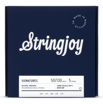 Stringjoy Bass Strings | Medium  (50-130) 5 String Long Scale