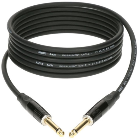 Klotz KIK PRO Black 6m STR-STR Instrument Cable