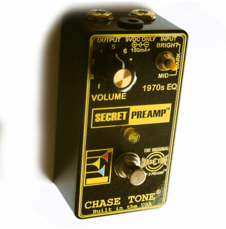 Chase Tone Secret Preamp Custom Black Gold