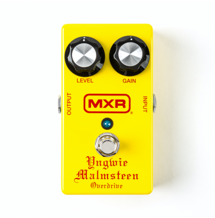 MXR YJM308 Yngwie Malmsteen Overdrive Yellow Limited Edition