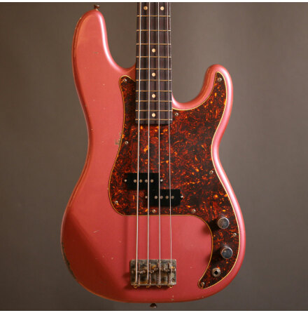 Sonnemo Vintage P-Bass Burgundy Mist Nr387