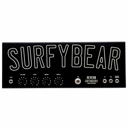 Surfy Industries SurfyBear Pedal Metal V2 Black w/ SurfyPan