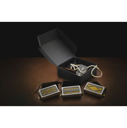 Gramel Humbucker Sized Gold Foil Single Tesico Output