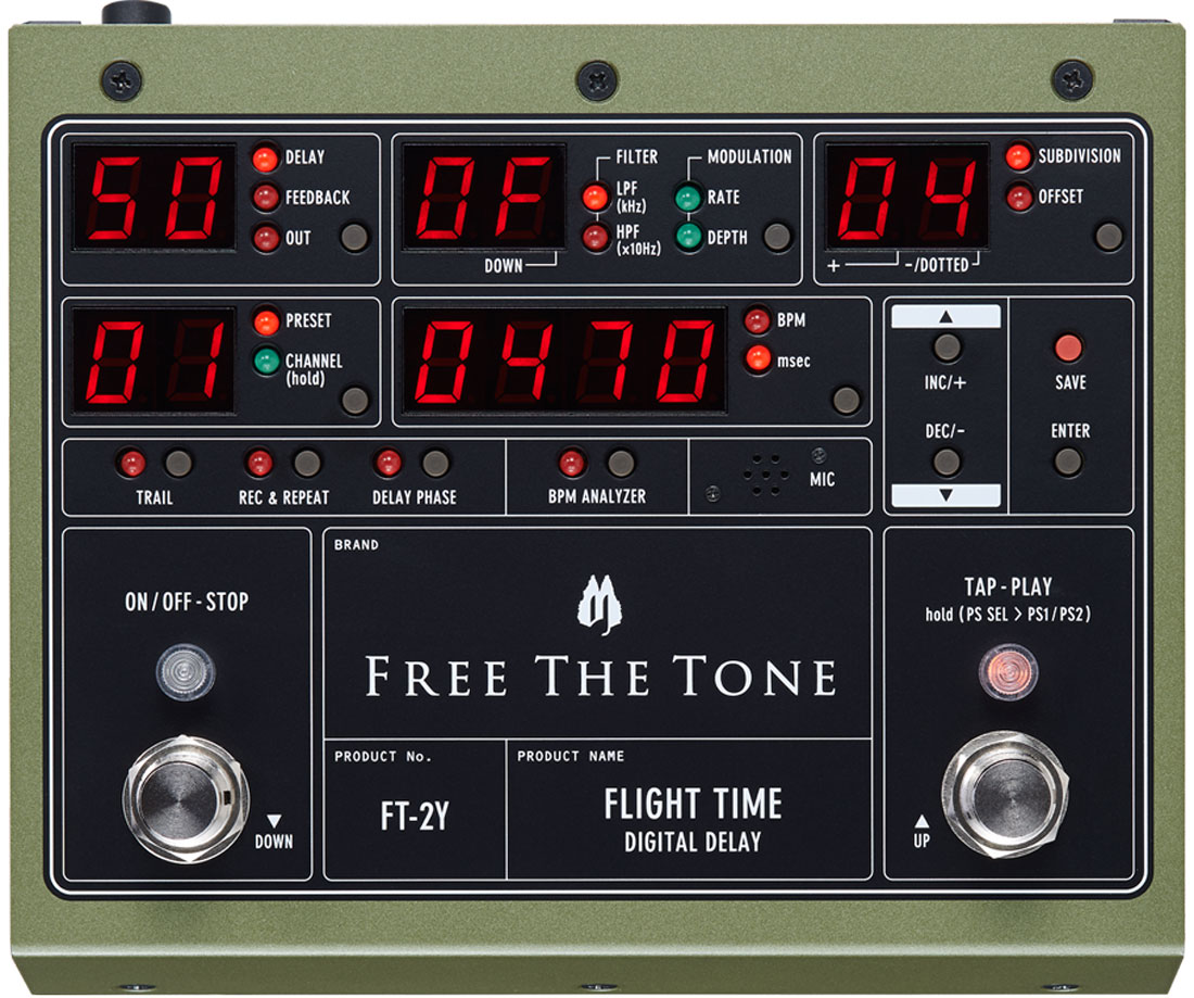 Free the Tone Flight Time Digital Delay FT-2Y - tgt11