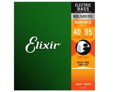 Elixir Electric Bass Nickel Plated Steel NANOWEB | 045-105