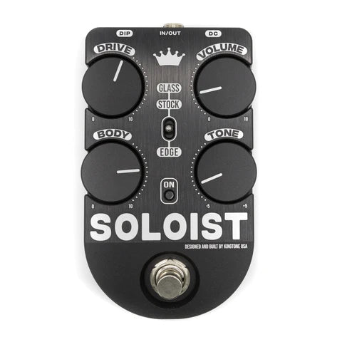 King Tone Soloist Overdrive Black