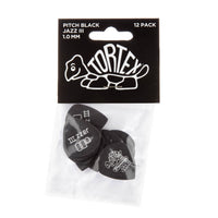 Dunlop Tortex Pitch Black Jazz III 1.0 Players Pack 12-pack