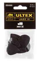 Plectrum DUNLOP Ultex JAZZ III 6/PLYPK