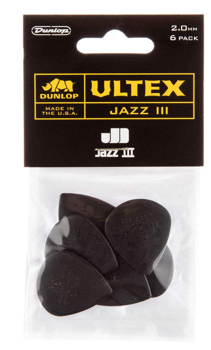 Plectrum DUNLOP Ultex JAZZ III 6/PLYPK