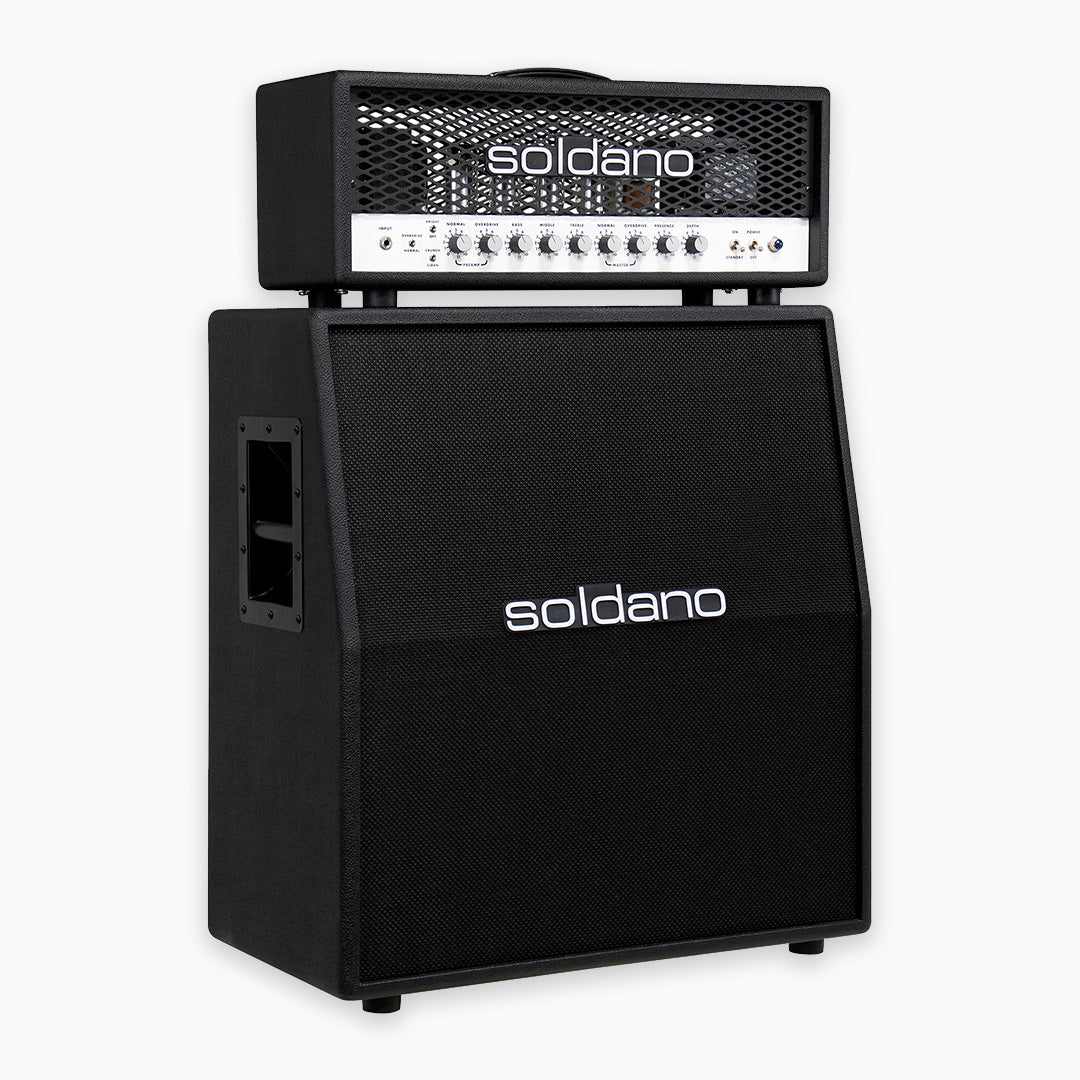 Soldano 212 Vertical Classic Cabinet Black 