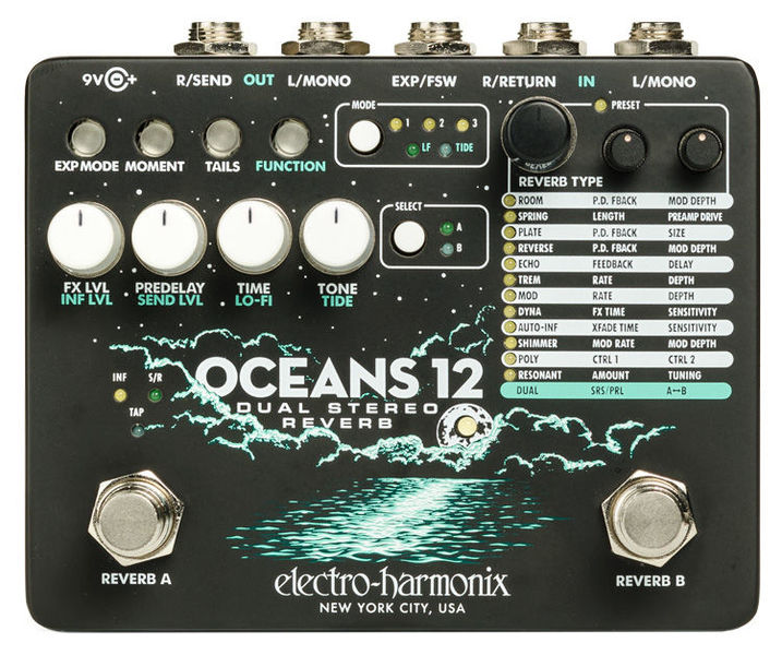 Electro Harmonix Oceans 12 Reverb