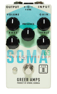 Greer Amps SOMA 63 Vintage Preamp