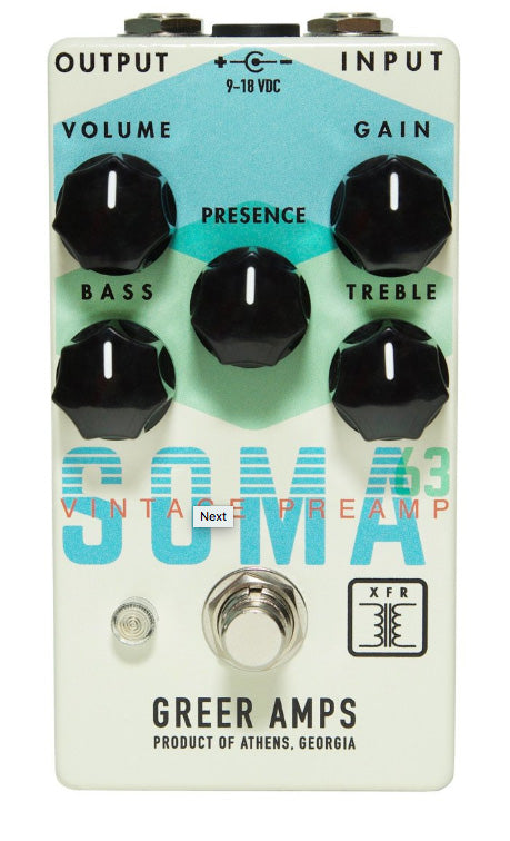 Greer Amps SOMA 63 Vintage Preamp