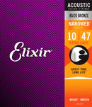 Elixir Acoustic 80/20 Bronze NANOWEB | 010-047