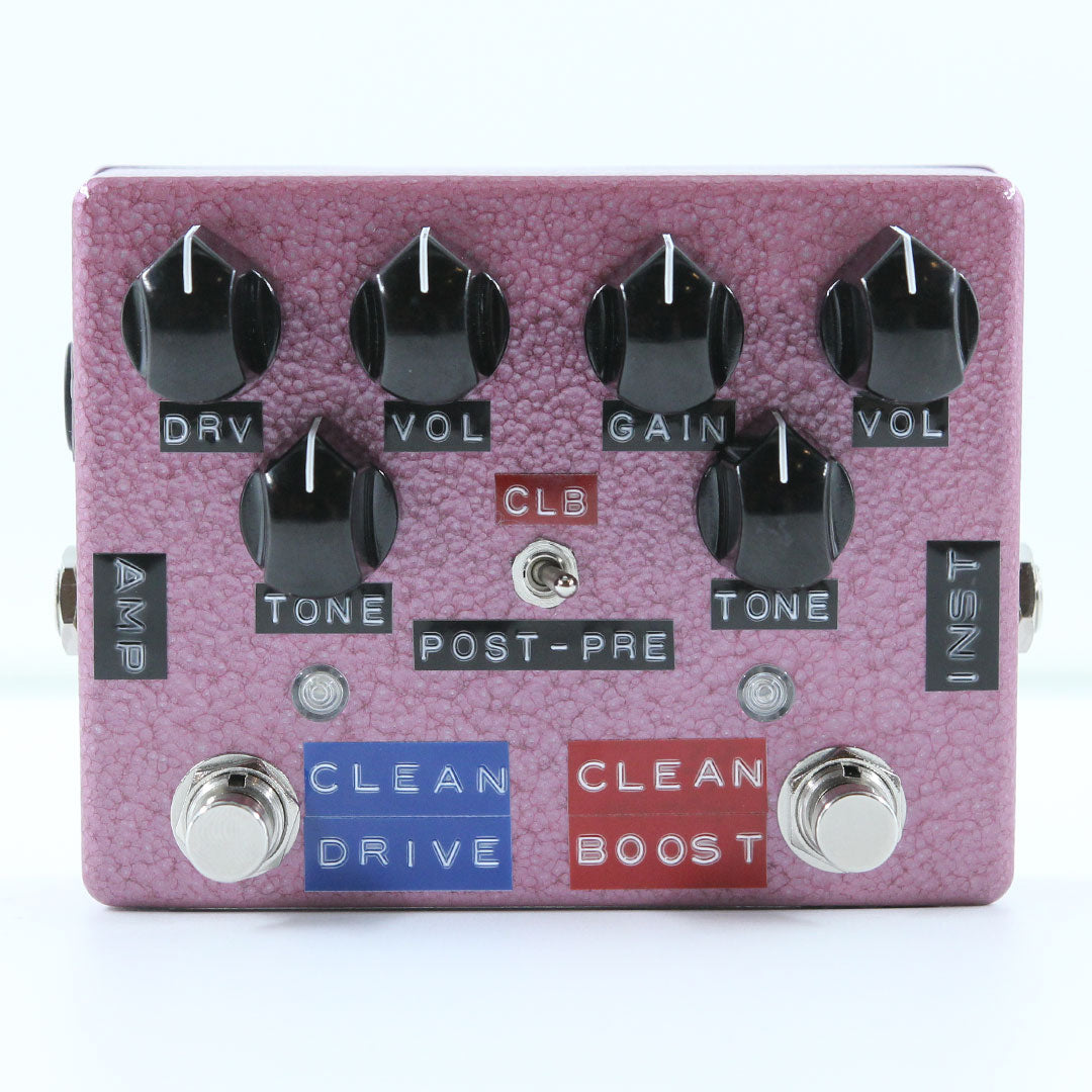 Shin*s Music Clean Twin Clean Boost+Clean Drive Raspberry Hammertone