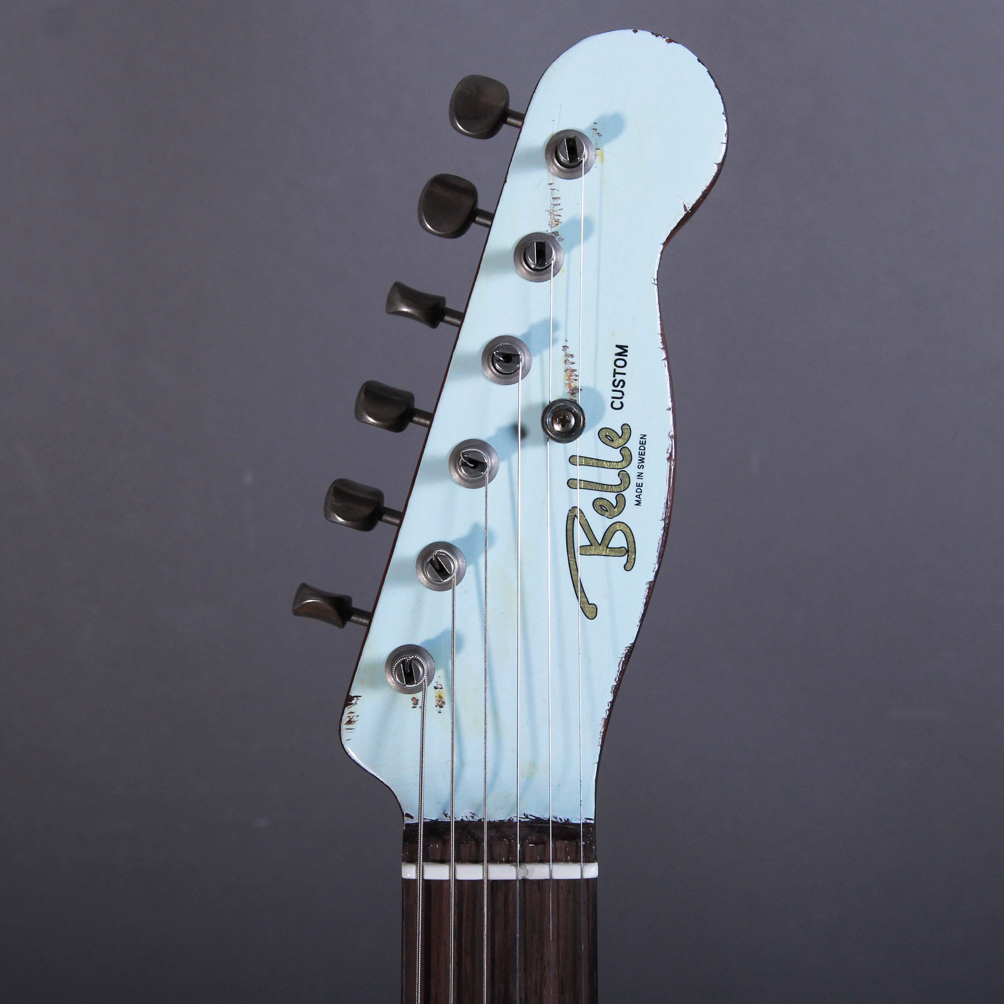 Belle Guitars TEG Custom Sonic Blue over Paisley