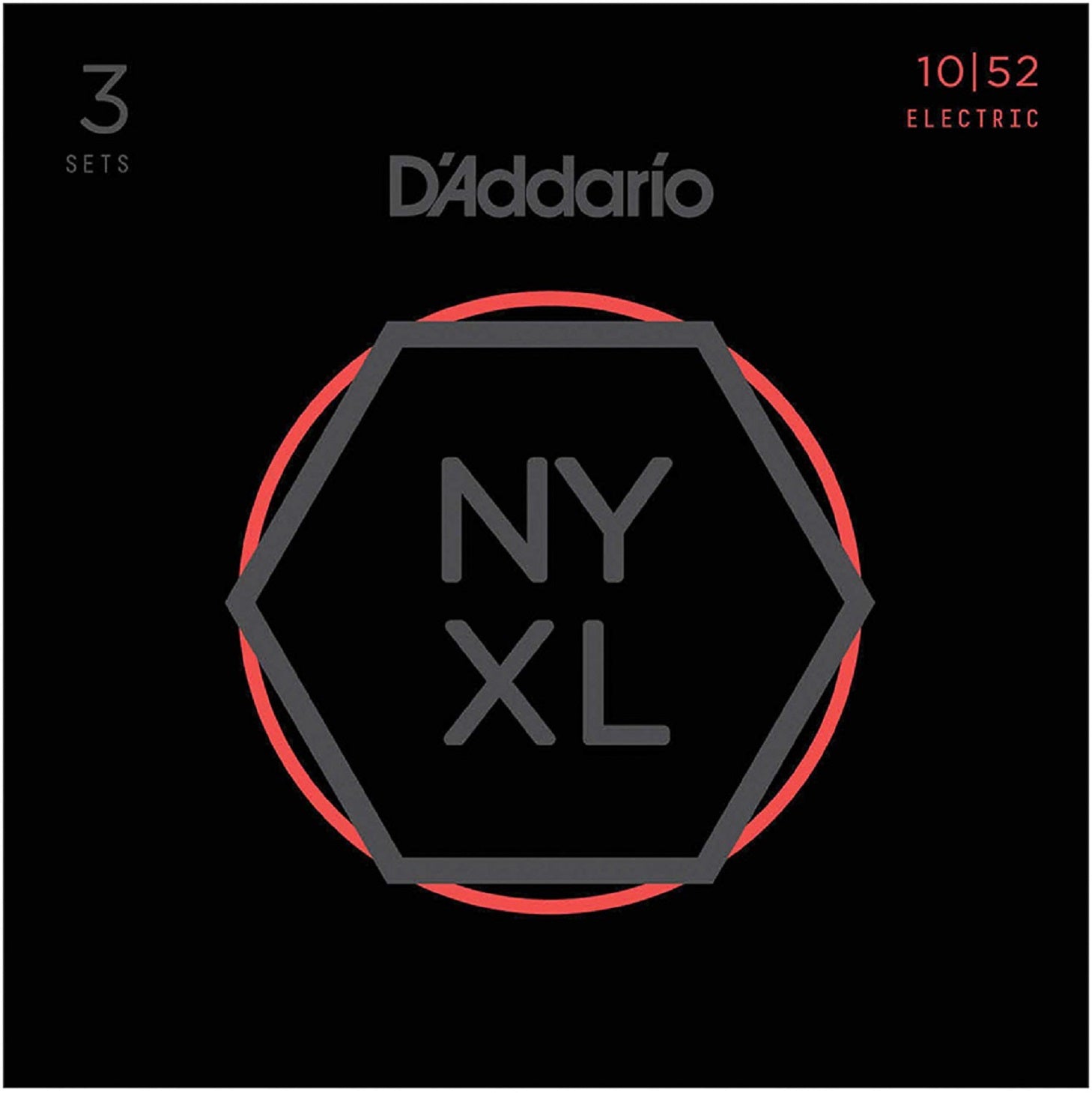 DADDARIO NYXL1052-3P Electric Guitar NYXL 010-052 3-PACK