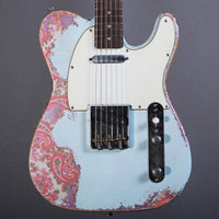 Belle Guitars TEG Custom Sonic Blue over Paisley