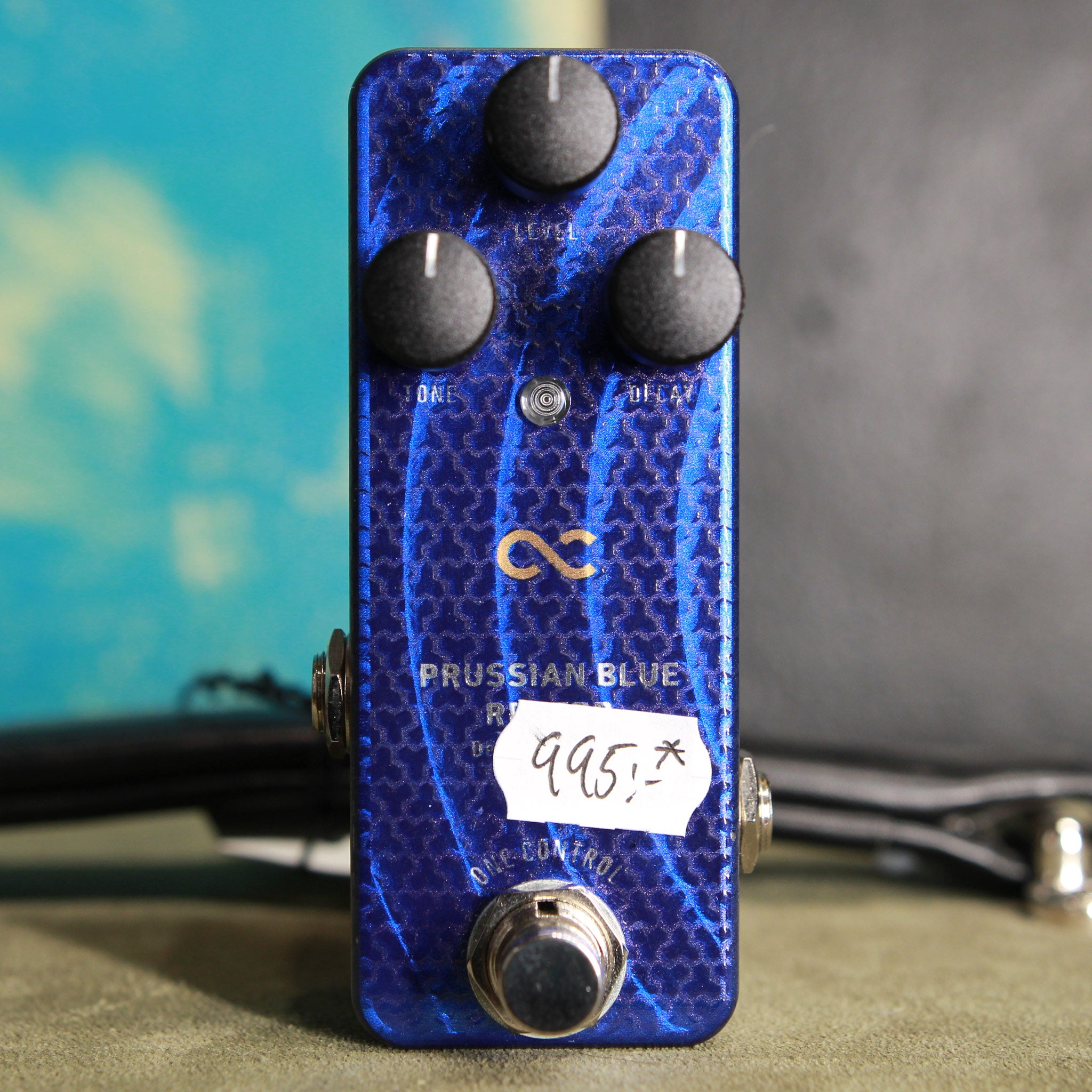 One Control Prussian Blue Reverb USED - Good Condition - Box, no PSU