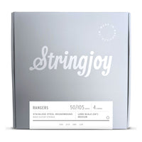 Stringjoy Rangers | Medium (50-105) 4 Stainless Steel Bass Strings