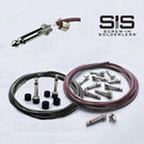Evidence Audio SIS DIY Solderless Patch Kit Graphite Black w Black Plugs