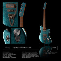 Djerjinski Guitars Blue Sonic Pie