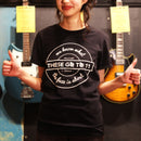 TGT11 t-shirt we know what the fuzz is about black SMALL