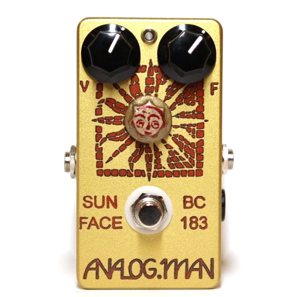 Analog Man Fuzz pedal Analog Man SunFace Fuzz BC183 Silicon w/ LED, Power Jack and Sundial tgt11