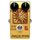 Analog Man Pedaler Analog Man SunFace Fuzz TFK BC-108C Silicon with LED, Power Jack and Sundial tgt11
