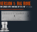 Barefoot Buttons Tillbehör Barefoot Buttons V1 TALLBOY BIG BORE SILVER tgt11