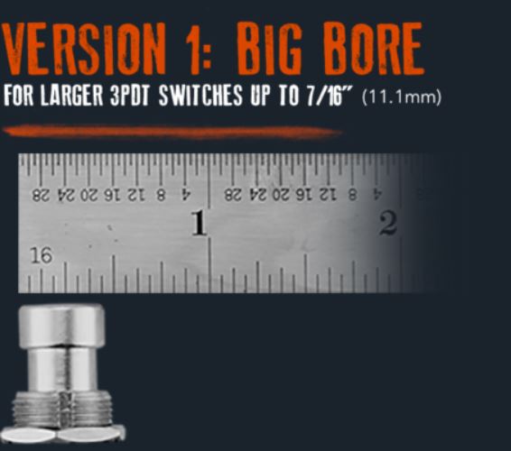 Barefoot Buttons V1 TALLBOY BIG BORE SILVER