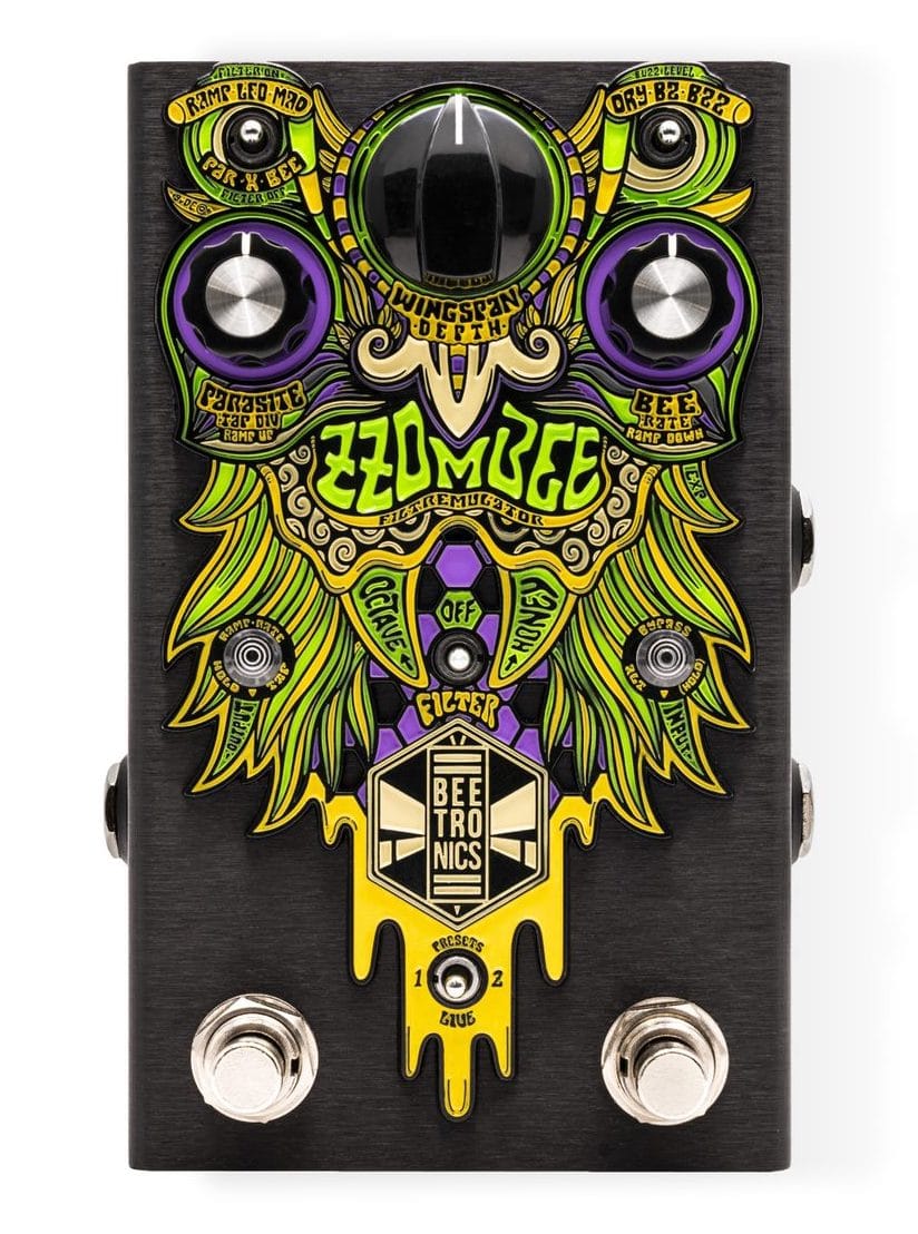 Beetronics FX Pedaler Beetronics ZZOMBEE Filtremulator FX Pedal tgt11