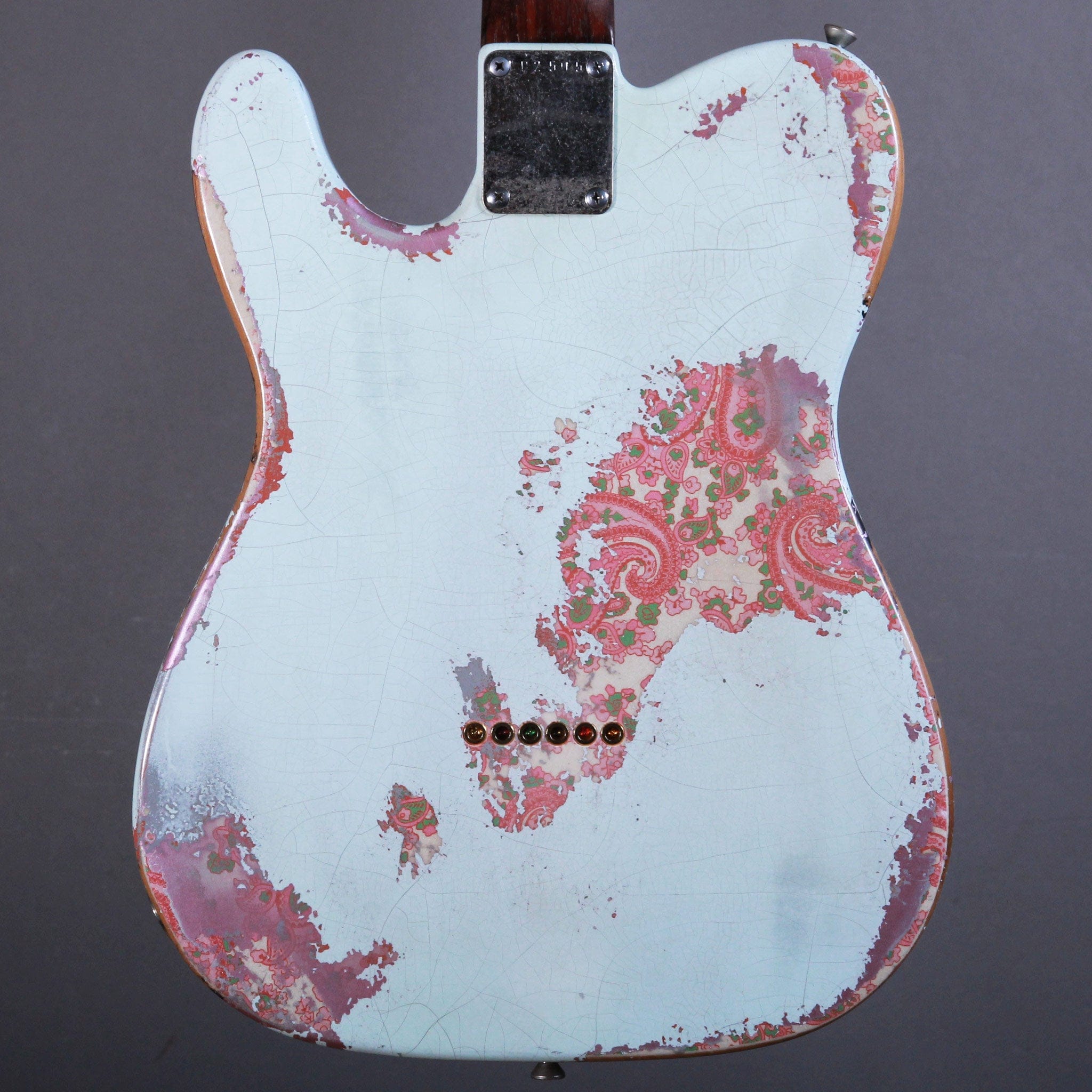 Belle Guitars Elgitarr Belle Guitars TEG Custom Sonic Blue over Paisley tgt11