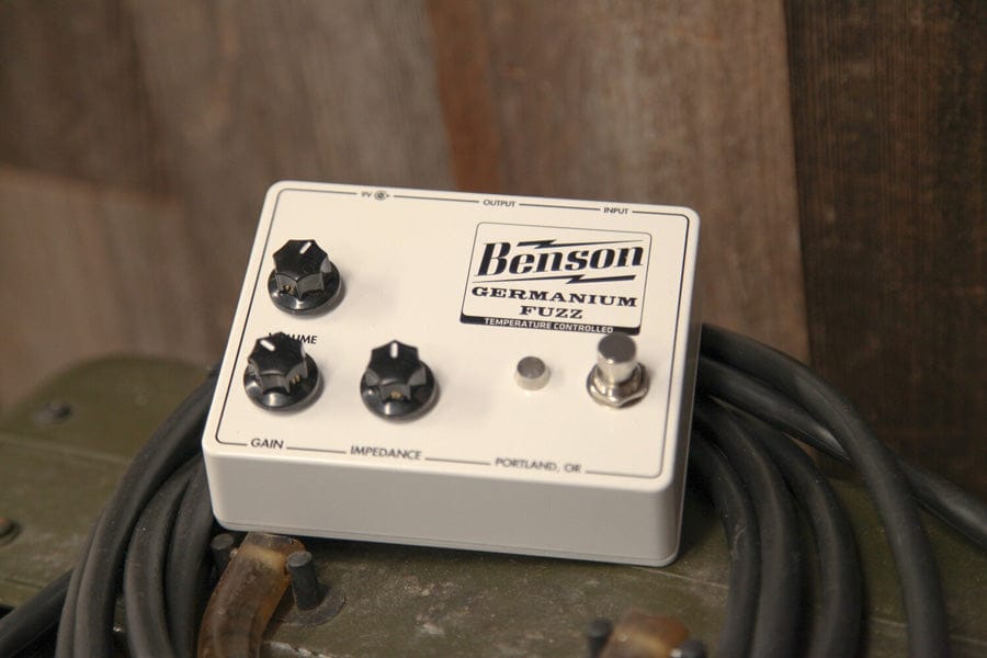 Benson Amps Pedaler Benson Germanium Fuzz Solar White tgt11