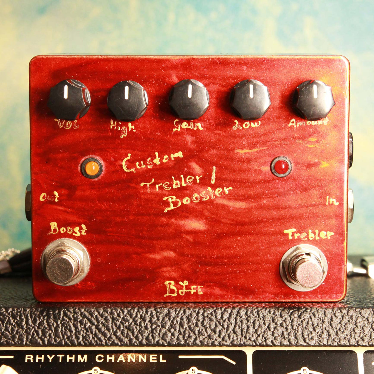 BJF Boost pedal BJF Custom Trebler Booster tgt11
