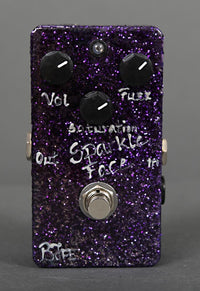 BJF Fuzz pedal BJF Sparkle Face Fuzz Purple Sparkle tgt11