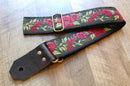 Bluebird Straps Stränginstrument Bluebird Modern Series - Flowers Red Strap tgt11