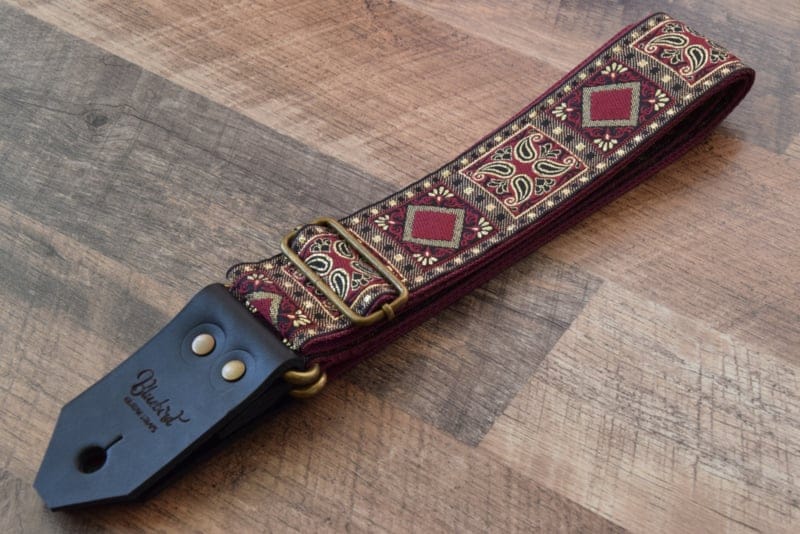 Bluebird Straps Stränginstrument Bluebird Modern Series - Royal Bordeaux & Gold tgt11