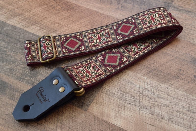 Bluebird Straps Stränginstrument Bluebird Modern Series - Royal Bordeaux & Gold tgt11