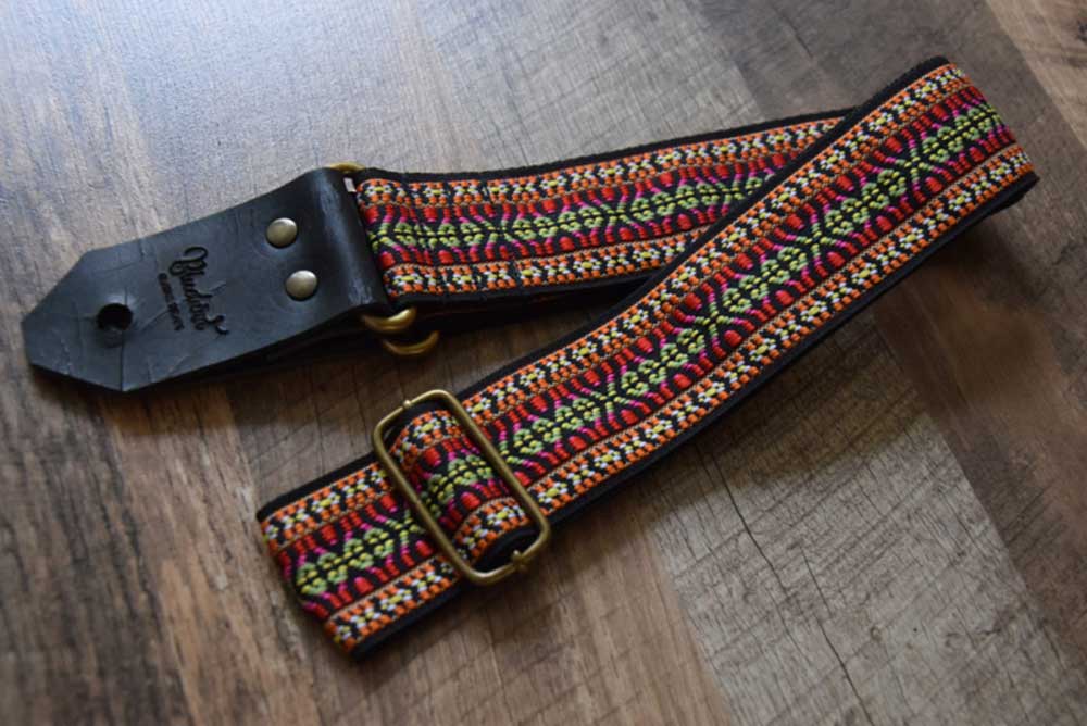 Bluebird Straps Stränginstrument Bluebird Standard Series - 60*s Retro Orange & Red tgt11