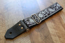 Bluebird Straps Stränginstrument Bluebird Standard Series - Black & Silver Paisley Strap tgt11