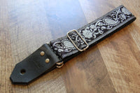 Bluebird Straps Stränginstrument Bluebird Standard Series - Black & Silver Paisley Strap tgt11