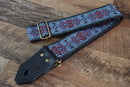 Bluebird Straps Stränginstrument Bluebird Standard Series - Burgundy & Blue Ornament tgt11