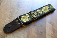 Bluebird Straps Stränginstrument Bluebird Standard Series - Flowers Yellow Strap tgt11