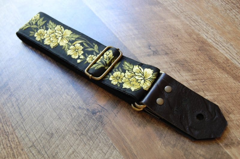 Bluebird Straps Stränginstrument Bluebird Standard Series - Flowers Yellow Strap tgt11