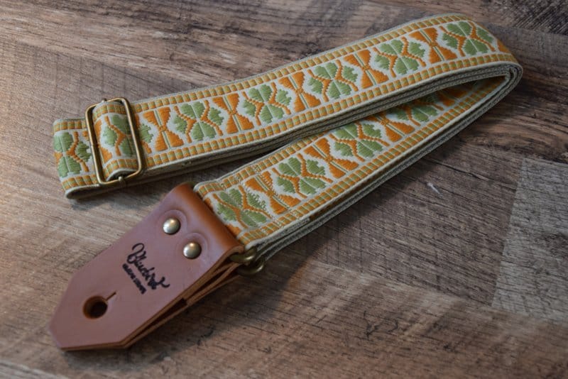 Bluebird Straps Stränginstrument Bluebird Vintage Custom - Green & Orange tgt11